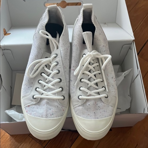 Aldo Crochito White Mid-Top Sneakers - worn once - Picture 8 of 14